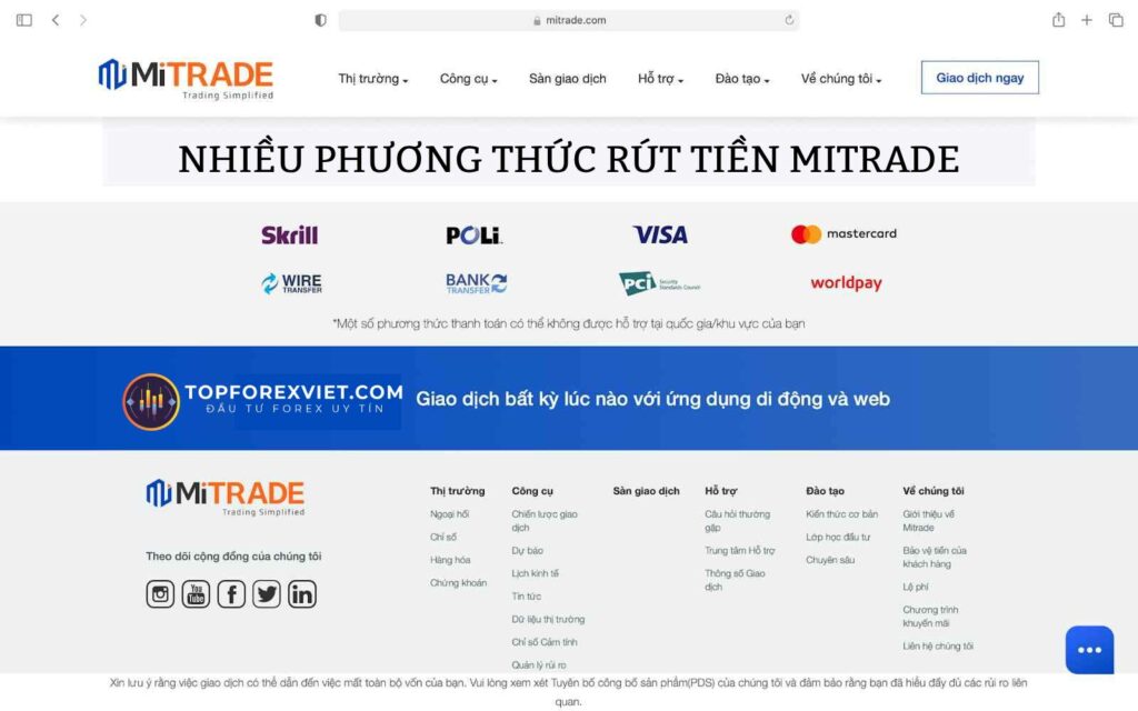 Lựa chọn phương thức rút tiền phù hợp nhất