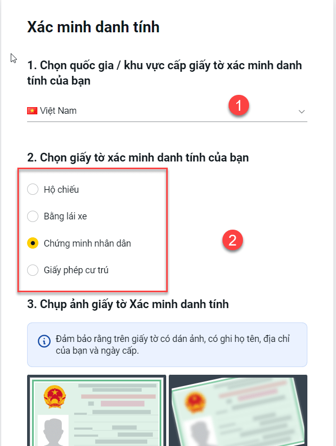 Xác minh danh tính với CCCD