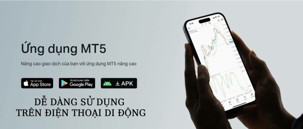 sử dụng MT5 trên điện thoại di động