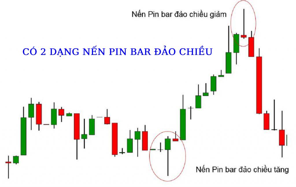 nến Pin Bar đảo chiều