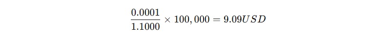 ví dụ tính pip không jpy